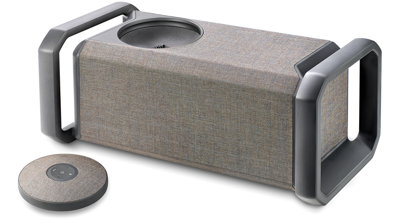 Illustration for article titled Harman’s Voyager Drive Speakers Let You Take Your Car’s Sound System With You